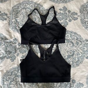 Two Victoria Sport Sports Bras Size L